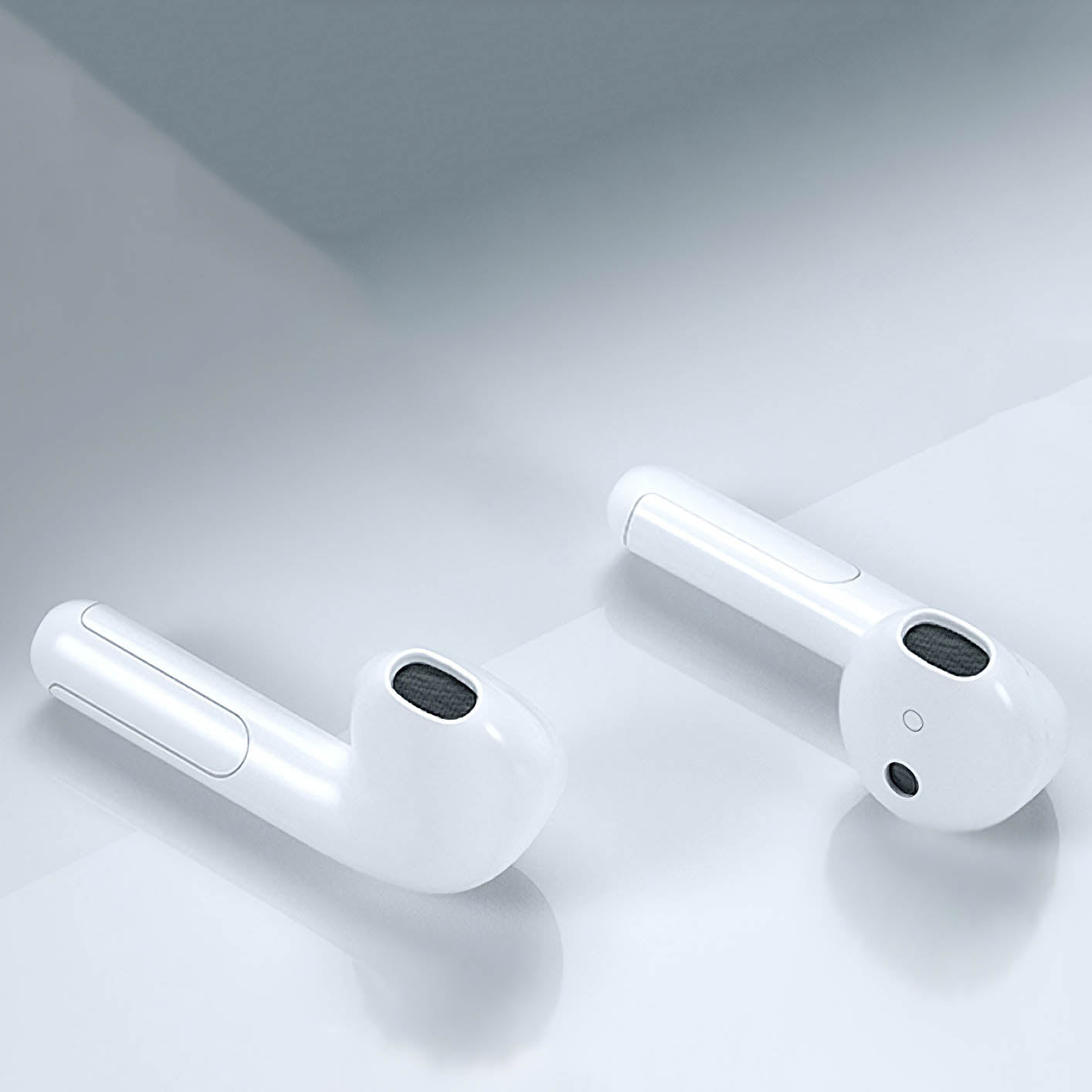 Handsfree Bluetooth Rock Space EB100, TWS, Bílá