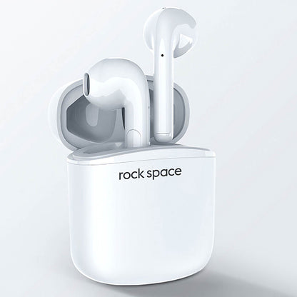 Handsfree Bluetooth Rock Space EB100, TWS, Bílá