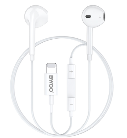 Handsfree Lightning BWOO BO-HF179, Bílá