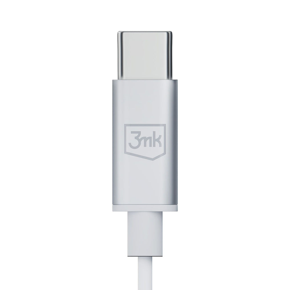 Handsfree USB-C 3MK, bílé 