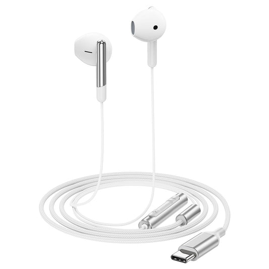 Handsfree USB-C Acefast L3, 1,2 m, Bílá