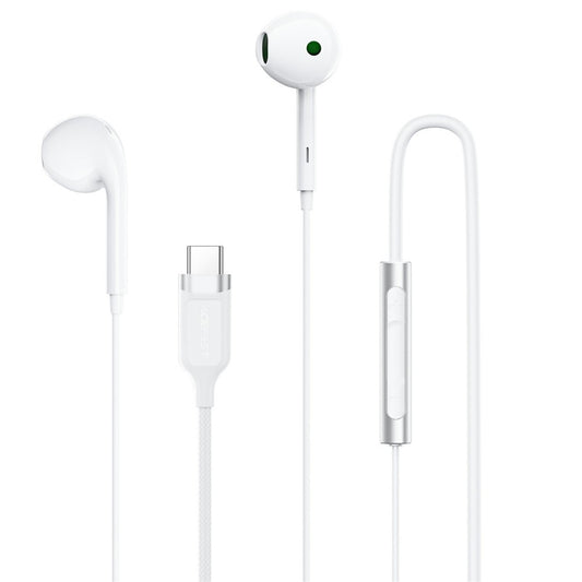 Handsfree USB-C Acefast L7, Bílá