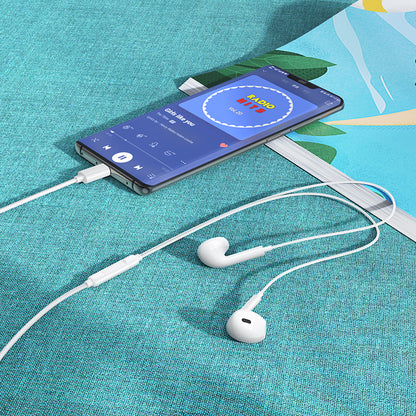 Handsfree USB-C Borofone BM100 Max Fuente, Bílá