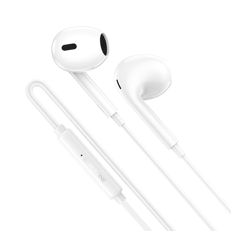 Handsfree USB-C Borofone BM100 Max Fuente, Bílá