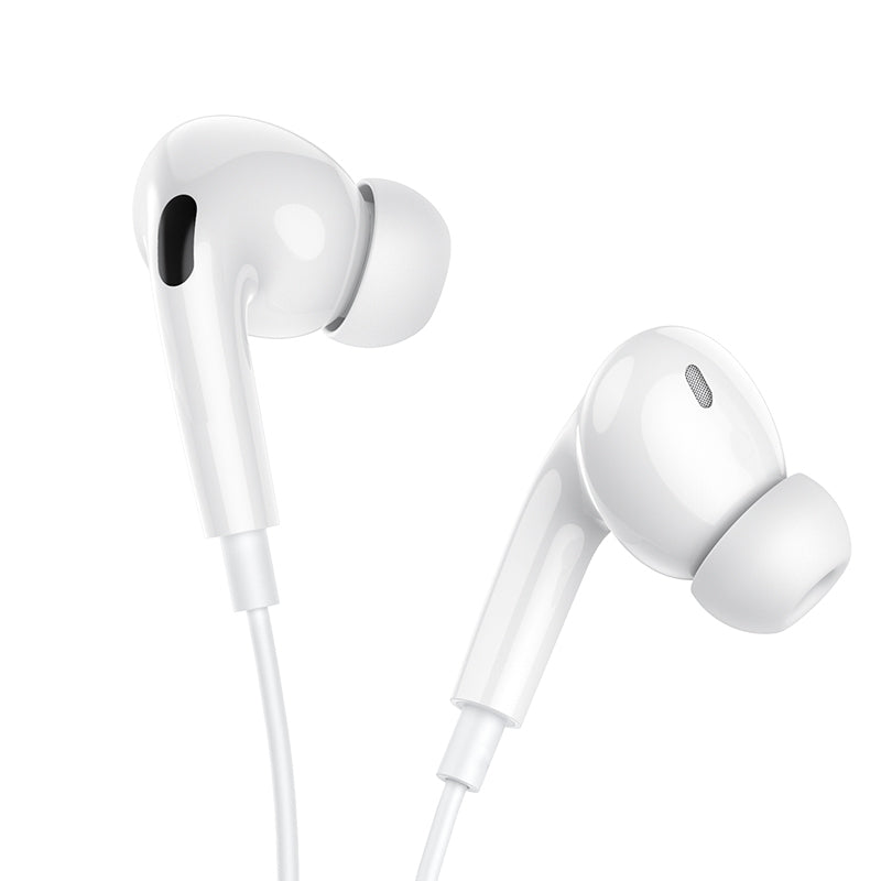 Handsfree USB-C Borofone BM100 Pro Fuente, Bílá