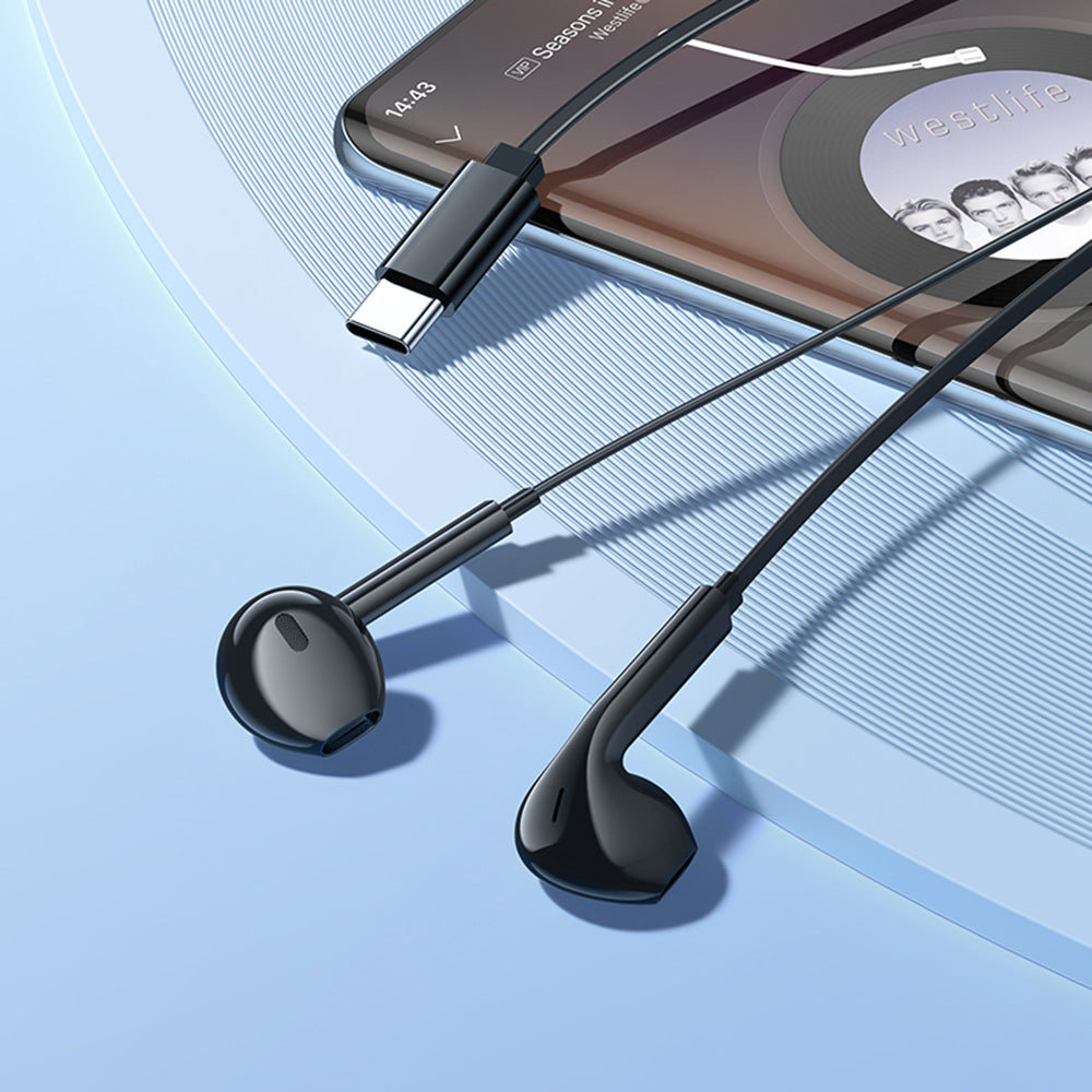 Handsfree USB-C Borofone BM99 Star, Černá