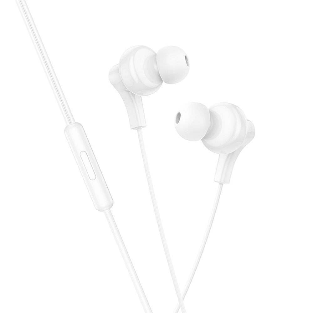 Handsfree USB-C HOCO M114, Bílá
