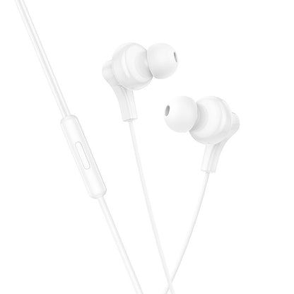 Handsfree USB-C HOCO M114, Bílá