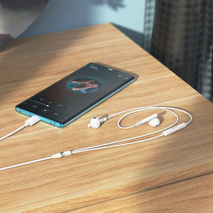 Handsfree USB-C HOCO M93, bílé