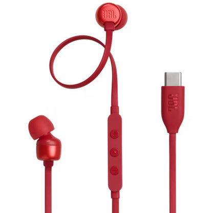 Handsfree USB-C JBL Tune 310C, Červené JBLT310CRED