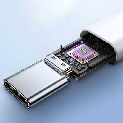 Handsfree USB-C Joyroom JR-EC05, Bílá