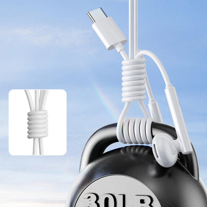 Handsfree USB-C Joyroom JR-EC05, Bílá