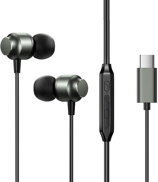 Handsfree USB-C Joyroom JR-EC06, Šedá