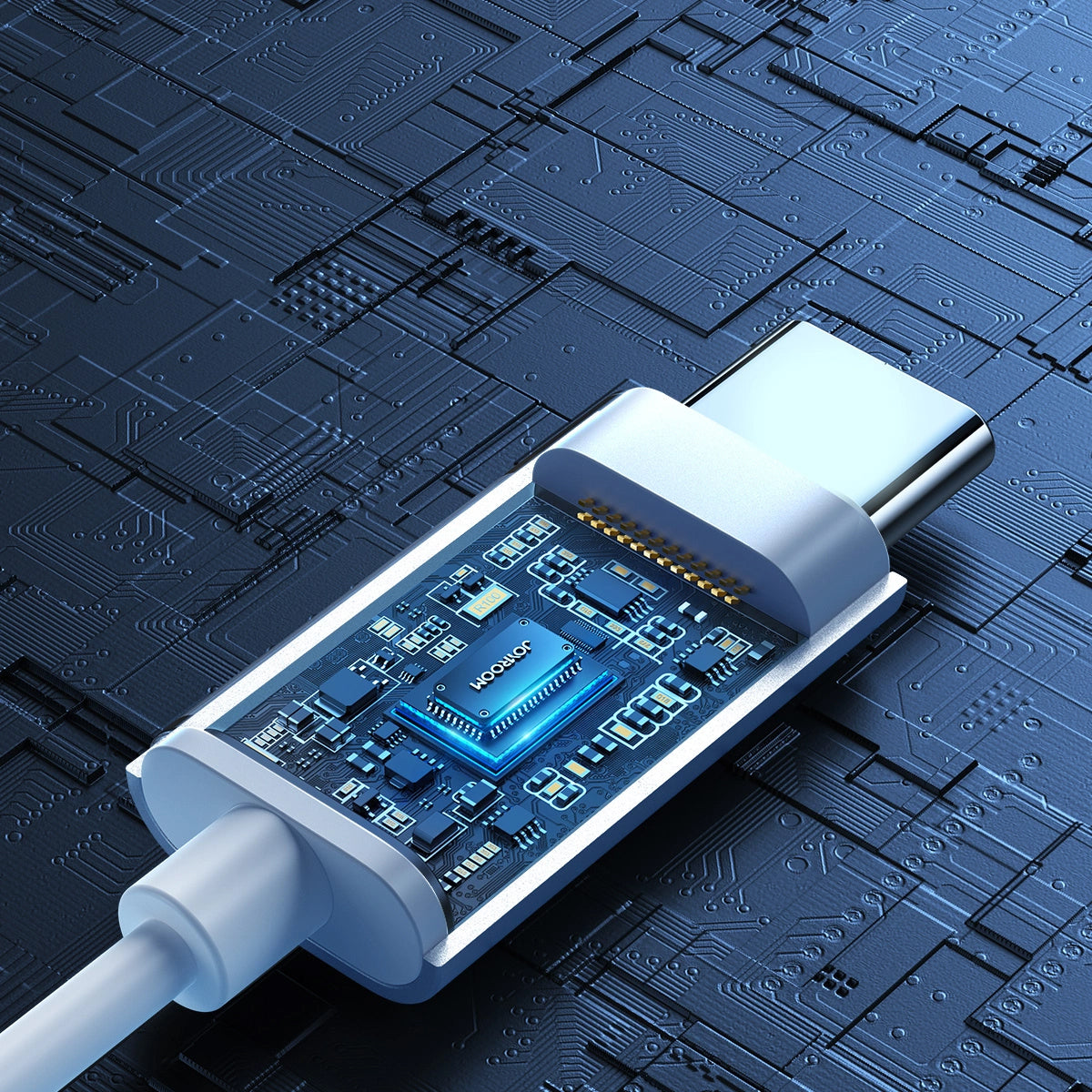 Handsfree USB-C Joyroom JR-EC06, Stříbrný