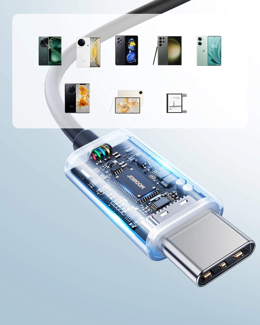 Handsfree USB-C Joyroom JR-EC07, Černá
