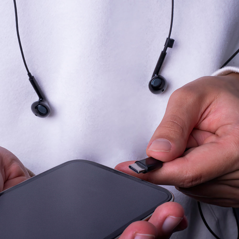 Handsfree USB-C MaXlife MXEP-04, Černá