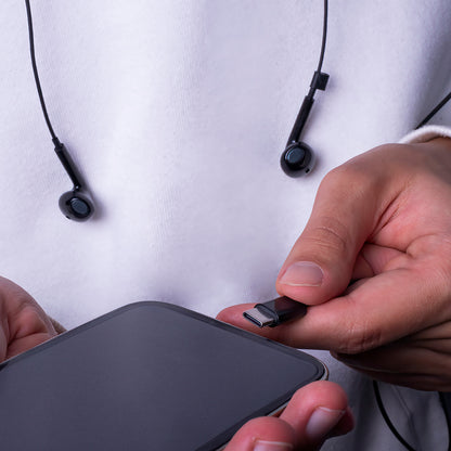 Handsfree USB-C MaXlife MXEP-04, Černá