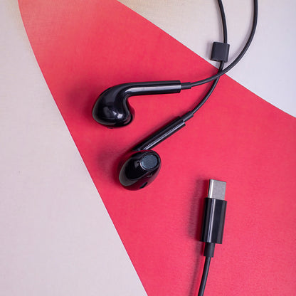 Handsfree USB-C MaXlife MXEP-04, Černá