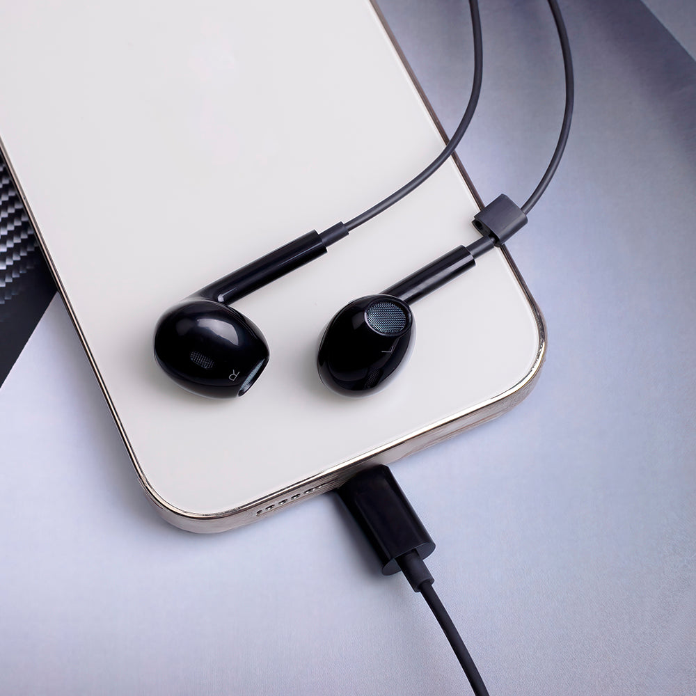 Handsfree USB-C MaXlife MXEP-04, Černá