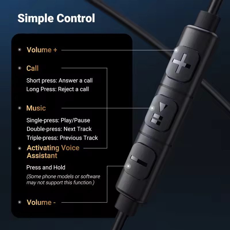 Handsfree USB-C UGREEN EP105, Černá