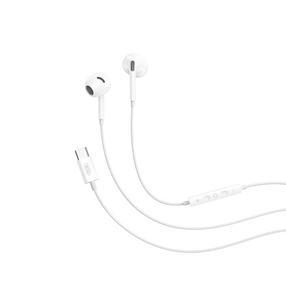 Handsfree USB-C XO Design EP78, Bílá