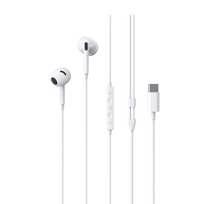 Handsfree USB-C XO Design EP78, Bílá