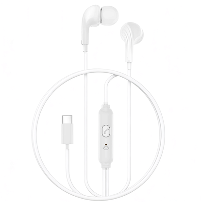 Handsfree USB-C XO Design EP82, Bílá
