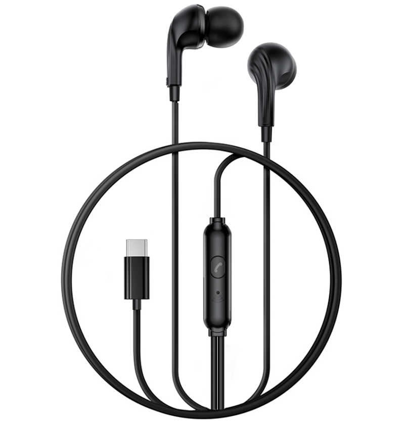 Handsfree USB-C XO Design EP82, Černá