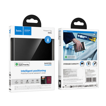 HOCO SmartTag Passport E91G pro iOS Series, černá