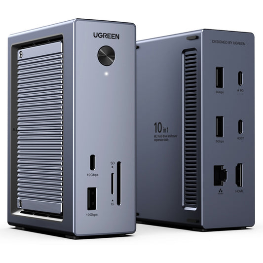 Multifunkční Hub UGREEN CM923 (55735), 10v1, Šedý