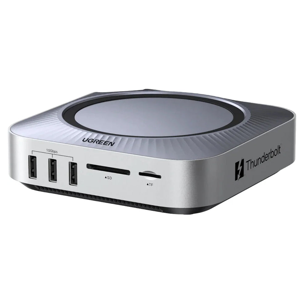 UGREEN Revodok Maxidok Multifunctional Hub (85883EU) for Apple Mac Mini M4 / Mini M4 Pro, 10-in-1, Silver