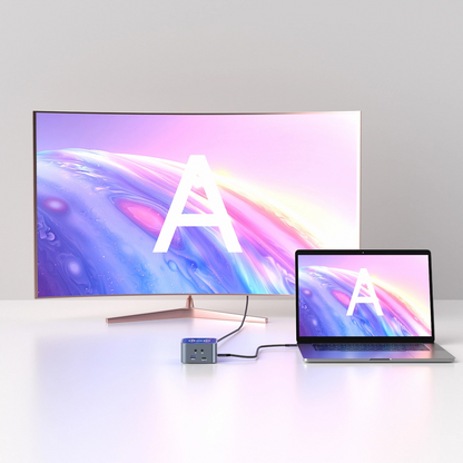 Multifunkční hub WZK WHBC09Y8S, 12v1, Šedý