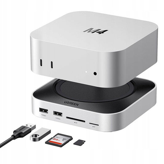 Multifunkční hub GREEN CM841 (65487) pro Apple Mac Mini M4, černý