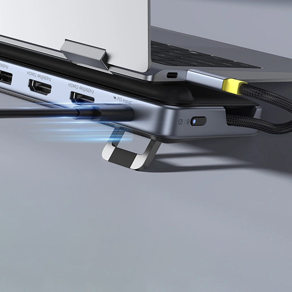 Hub USB-C Baseus EliteJoy EH3, 12v1, Šedý B00051300111-00