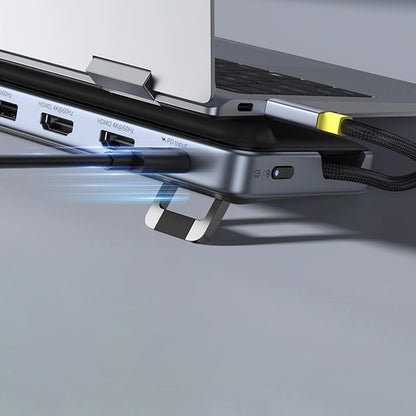 Hub USB-C Baseus EliteJoy EH3, 12v1, Šedý B00051300111-00