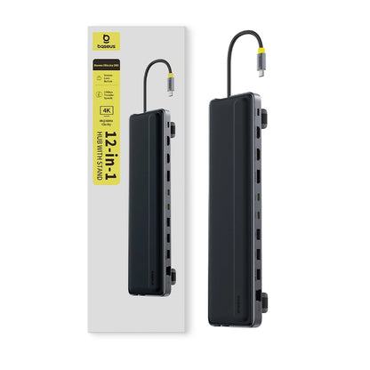 Hub USB-C Baseus EliteJoy EH3, 12v1, Šedý B00051300111-00