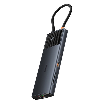 Hub USB-C Baseus Gleam II, 10in1, Černý B0114200