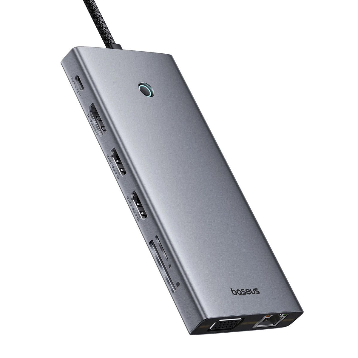 Hub USB-C Baseus PortalJoy, 13v1, Šedý B00053002811-01