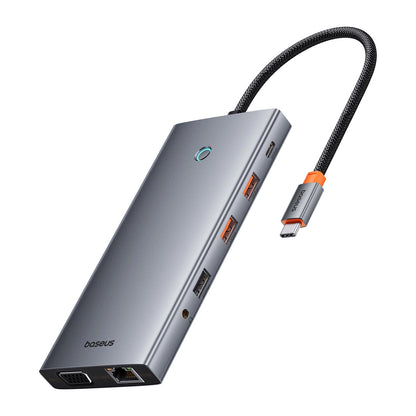 Hub USB-C Baseus PortalJoy, 13v1, Šedý B00053002811-01