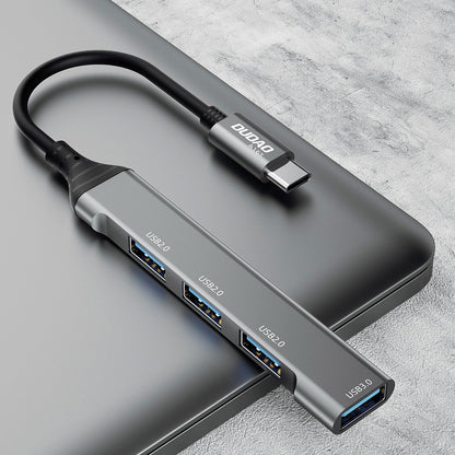 Hub USB-C Dudao A16T, 1 x USB-A 3.0 - 3 x USB-A, Černý