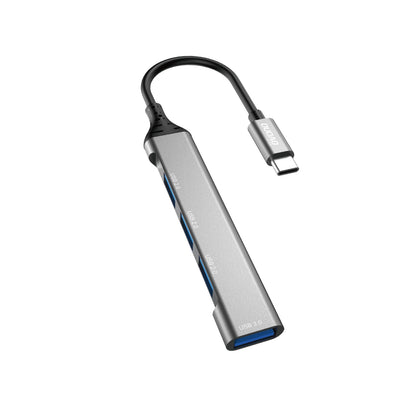 Hub USB-C Dudao A16T, 1 x USB-A 3.0 - 3 x USB-A, Černý