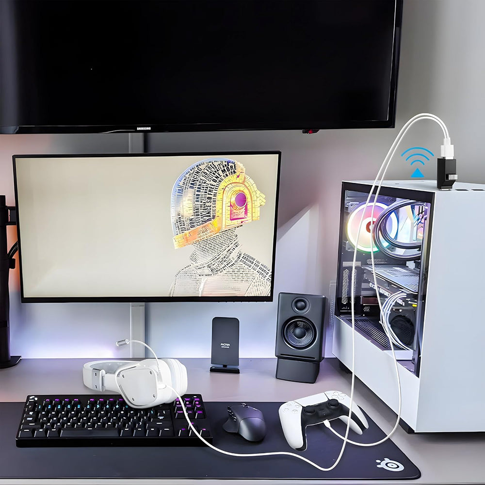 Hub USB-C Techsuit H10 EchoLink, 3v1, Černý