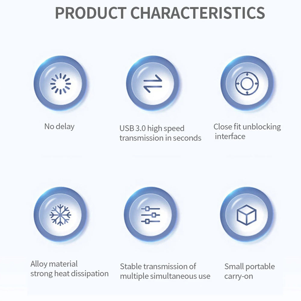 Hub USB-C Techsuit H12 ZenithDock, 4v1, Šedý