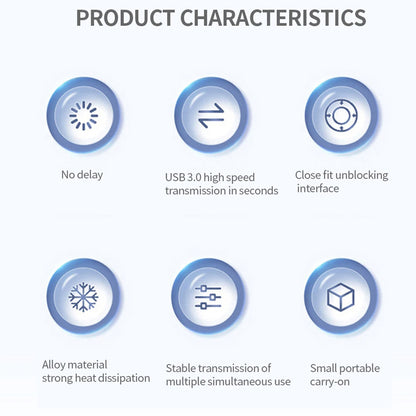 Hub USB-C Techsuit H12 ZenithDock, 4v1, Šedý