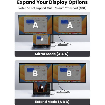 Hub USB-C UGREEN CM639 (45520), 2 x USB-A 3.2 - 3 x USB-C - 1 x HDMI - 1 x VGA - 1 x Jack 3.5mm - 1 x RJ45 - 1 x SD - 1 x microSD, Šedý