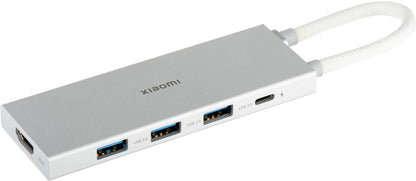 Hub USB-C Xiaomi, 3 x USB-A 3.0 - 1 x USB-C - 1 x HDMI, bílý BHR8804GL