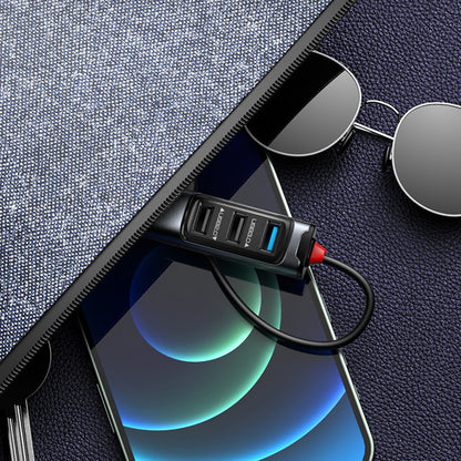 Hub USB-C Yesido HB23, 5v1, Šedý