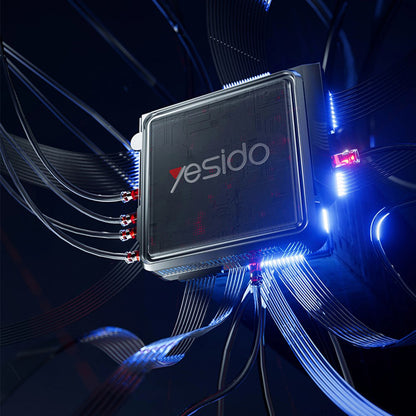 Hub USB-C Yesido HB23, 5v1, Šedý