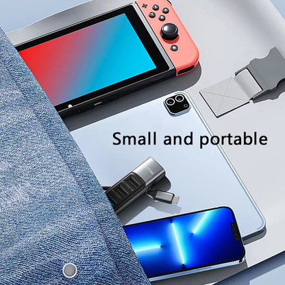 Hub USB-C Yesido HB24, 5v1, Šedý