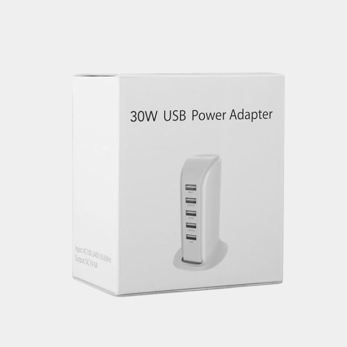 Nabíječka stanice Dudao A5EU, 25W, 5A, 5 x USB-A, bílá